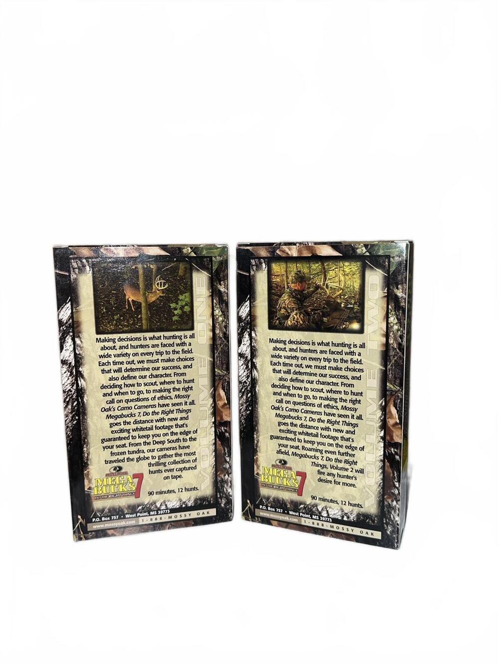 Mossy Oak Mega Bucks 7 Do The Right Things Two Volume VHS Set Hunting Deer 2002 - Picture 6 of 7